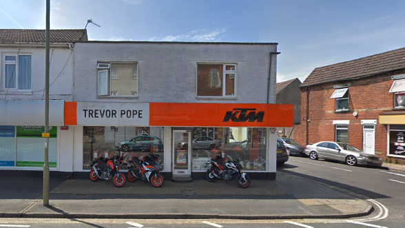 KTM dealership Trevor Pope Motorcycles Gosport